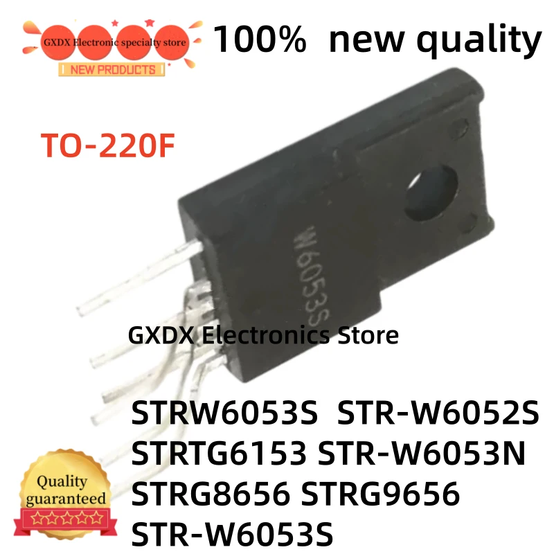 10-20-30Uds 100% new STRG8656, STRG9656, STRTG6153, STRW6052S, STR-W6052S, STRW6053N, STR-W6053N, STRW6053S TO-220F