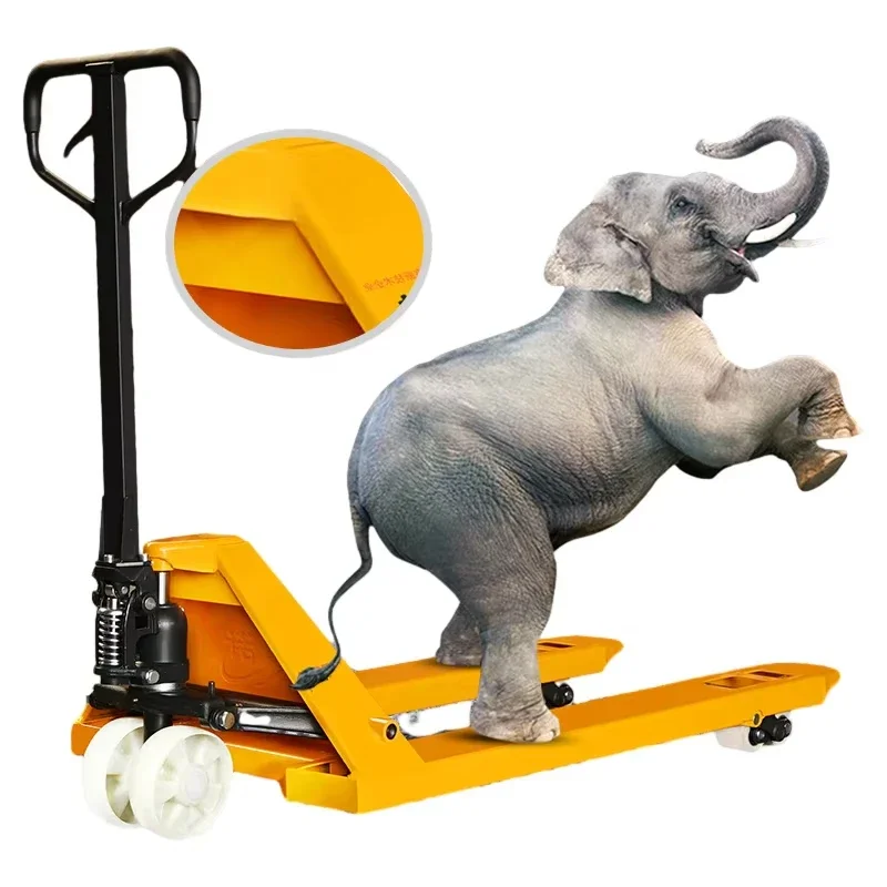 2000Kg 3000kg Pallet Truck Manual Forklift All Terrain Pallet Truck Mini Jack Heavy