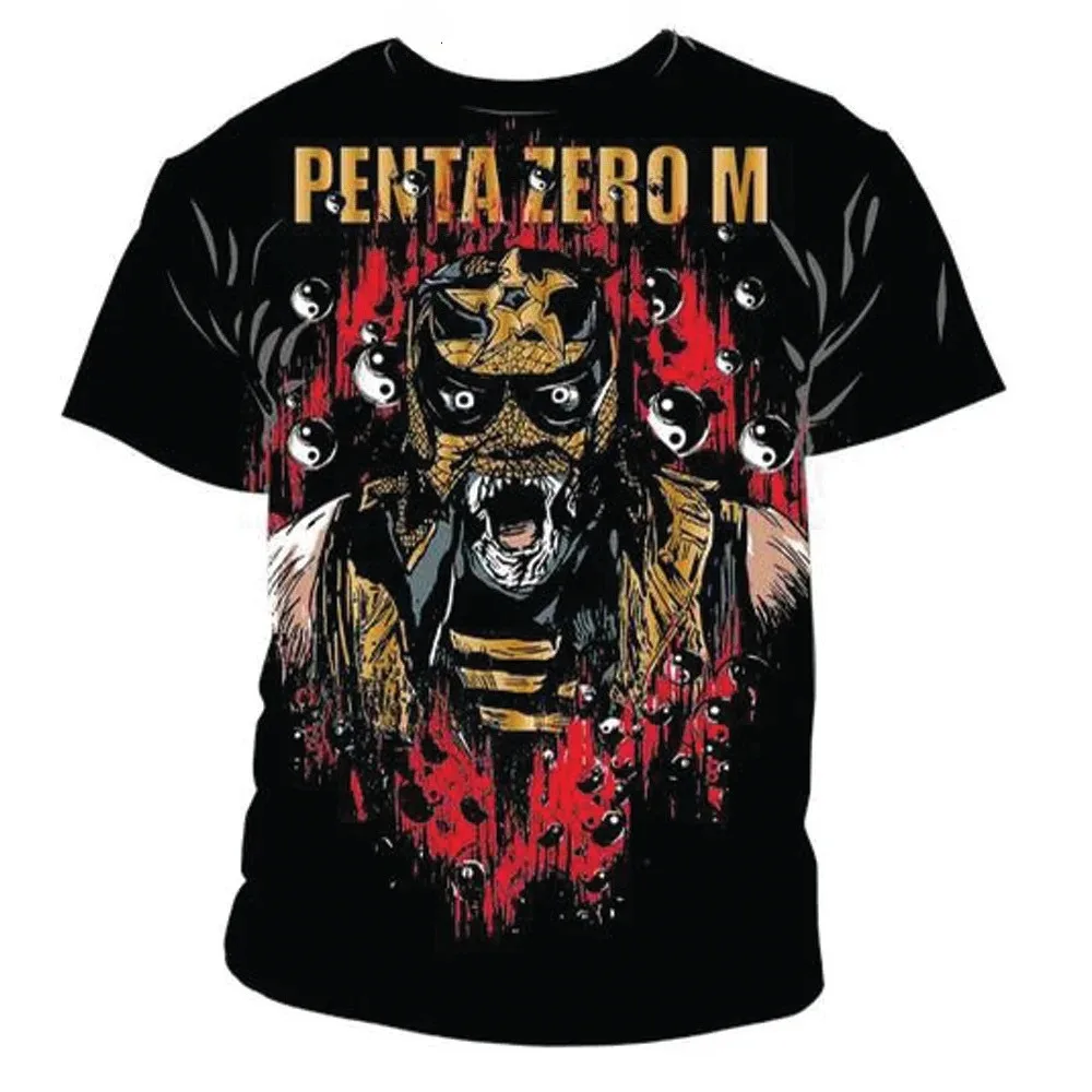 Penta El Zero Miedo Merch  Tee T-shirt Merch Men Short Sleeve Tee Unisex Tops Clothes Causal Female Y2K Tops