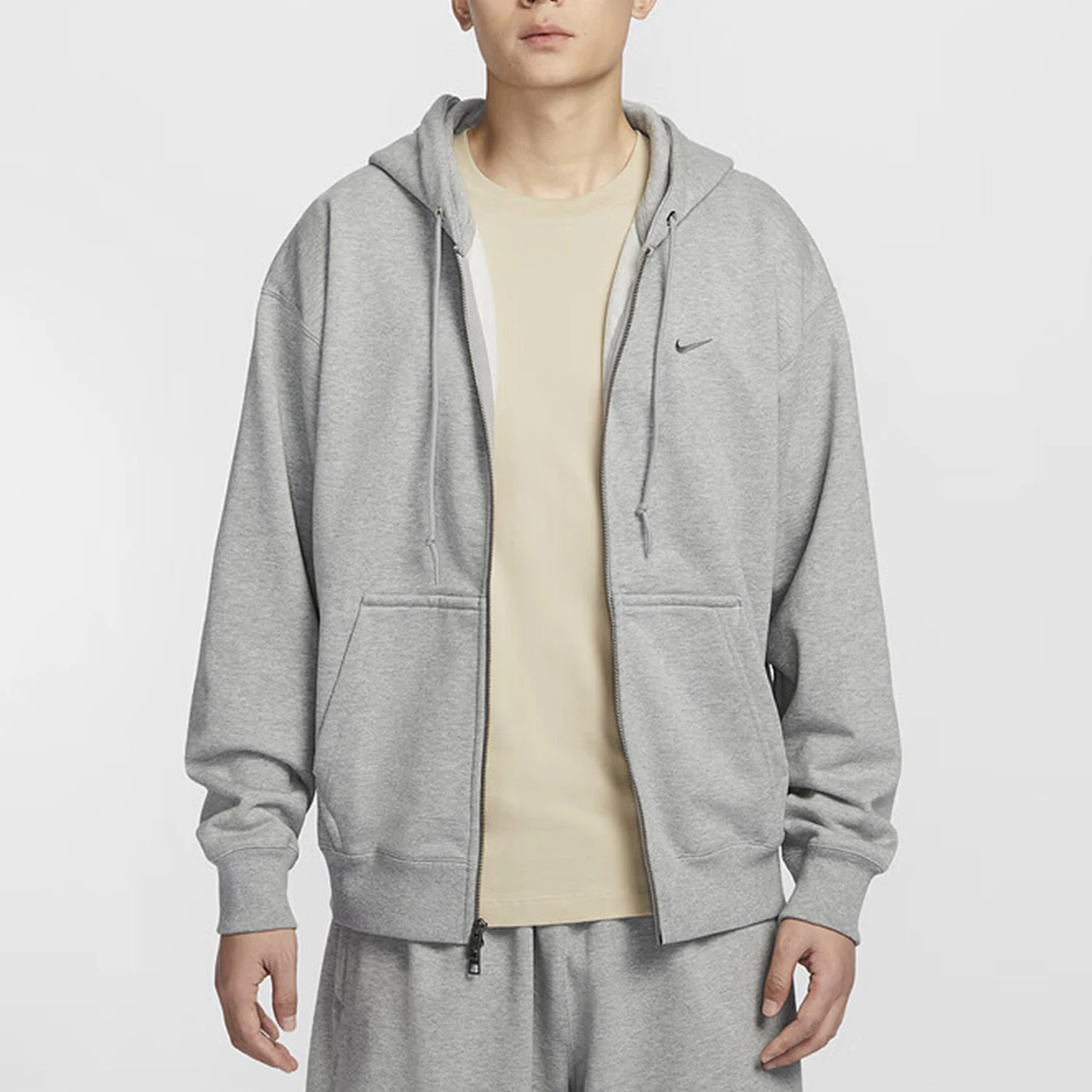 

Nike Official Solo Swoosh Men's Embroidered Loose Hooded Jacket HV8224-063