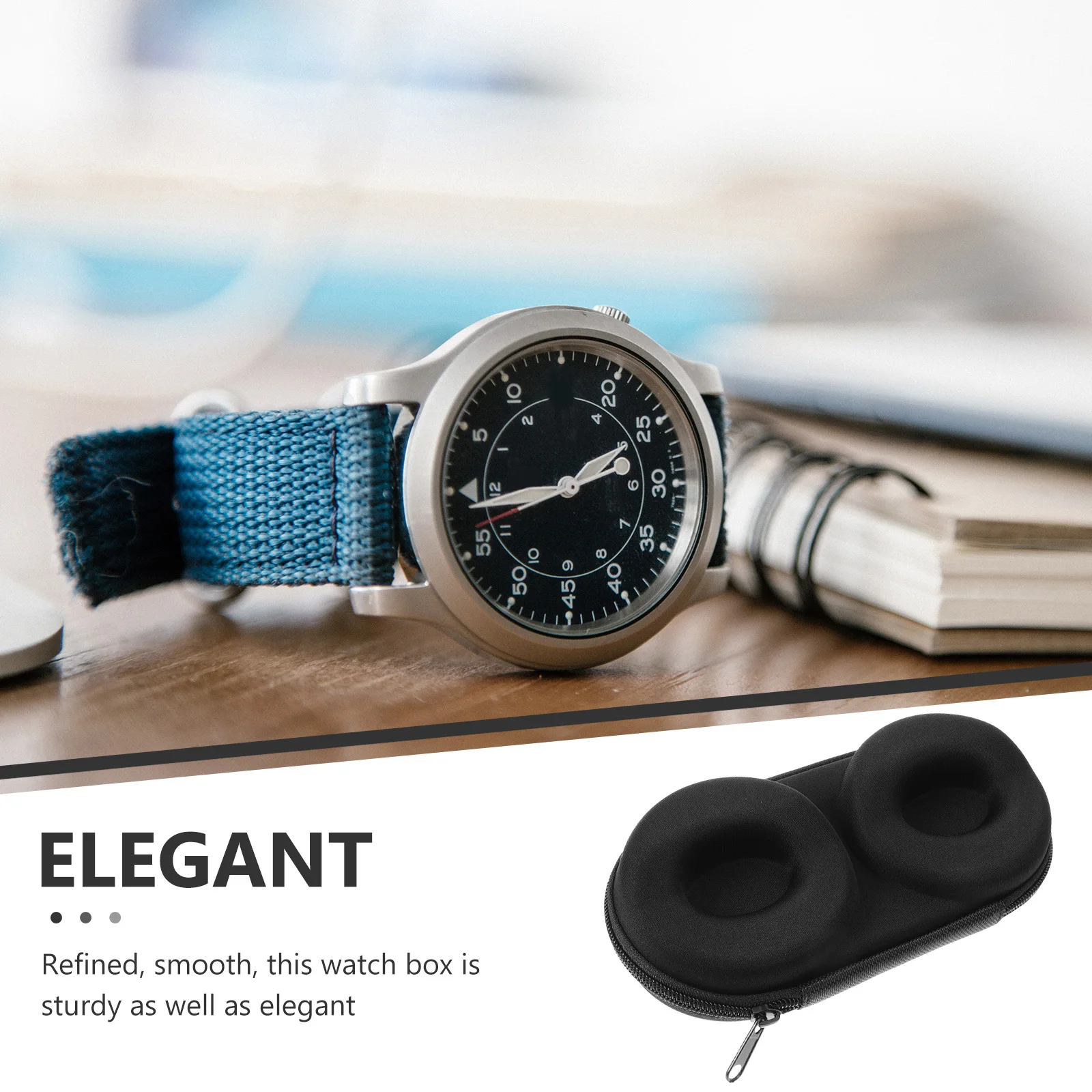 

Watch Storage Box Cases Organizer for Travel Accessories Band Men Women Mens Carry Watches