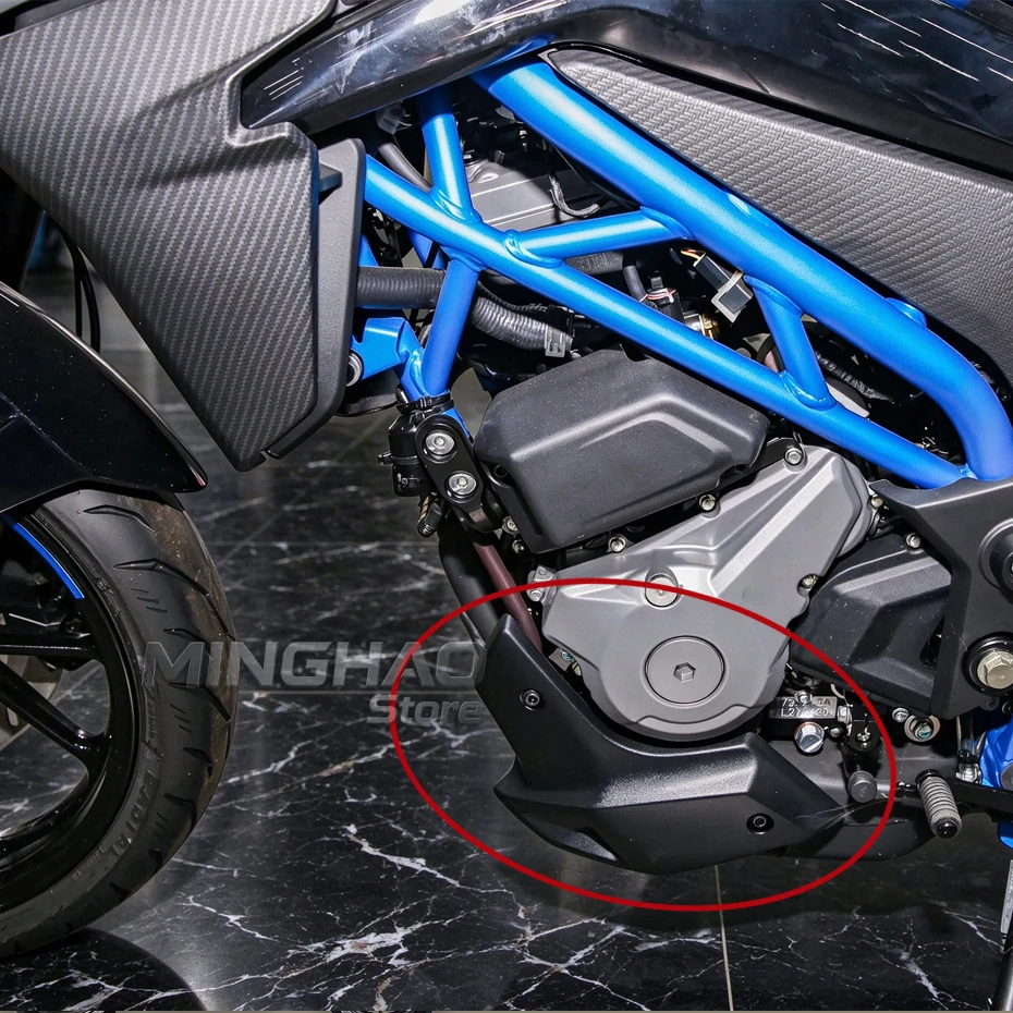 For CFMOTO 250NK 300NK NK250 NK300 Motorcycle Original Engine Guard Plate Left Right Middle Engine Protective Plastic Part Guard