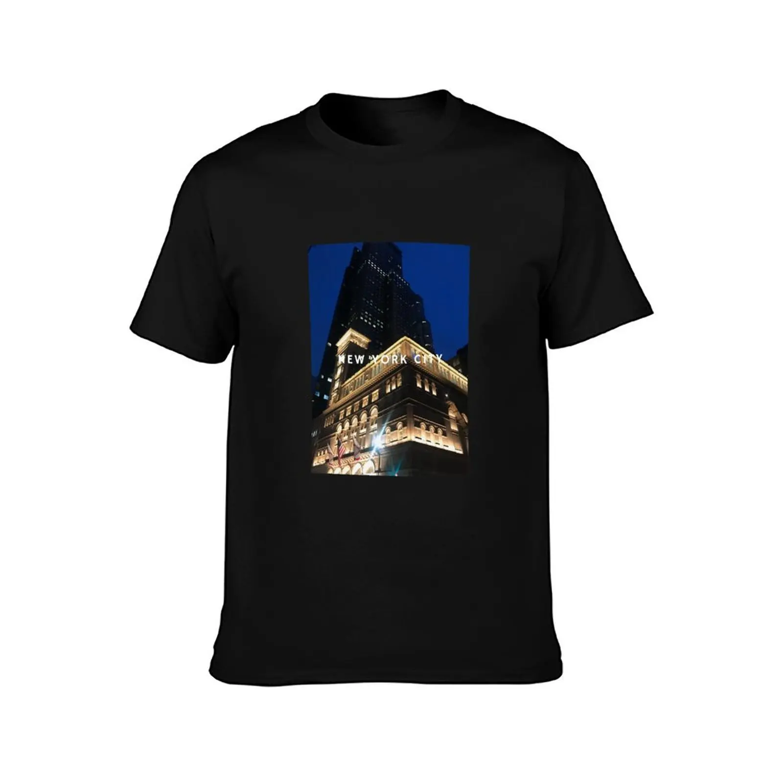NYC Carnegie Hall T-Shirt Fashion Pattern Printed Tee Shirt