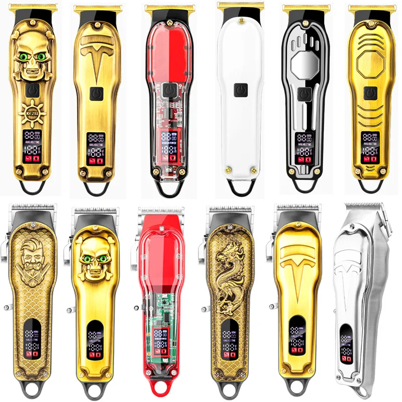 Hair clipper electric shaver oil head electric push shear charging bald head divine carving household electric push Trimmer