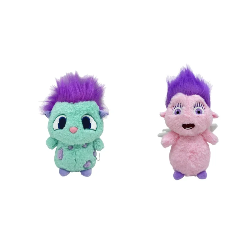 Bibble 25cm Plush Toys Cute Soft Stuffed Anime Fluffy Green Purple Plush Doll Home Room Decoration Bedroom Decor Gift For Adult
