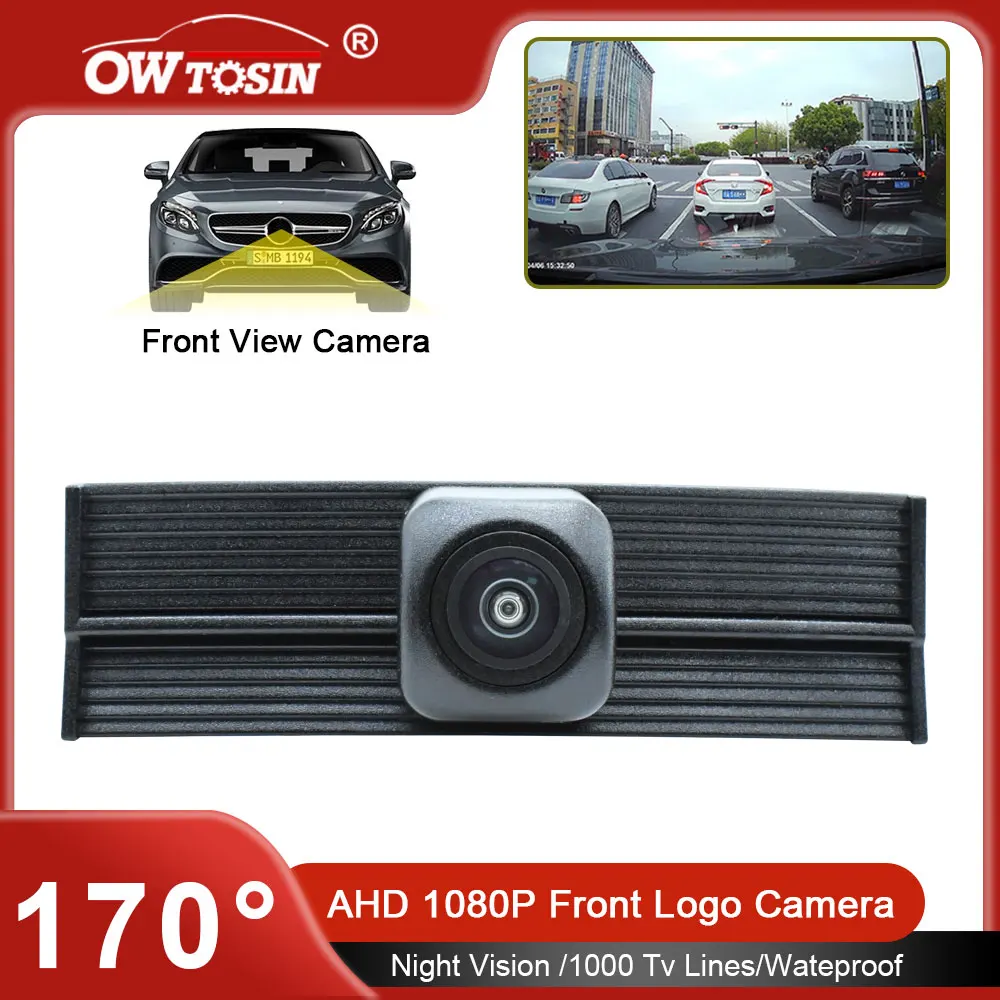 

For Toyota Highlander Kluger XU70 2020 2021 2022 2023 Vehicle Logo Front View Camera AHD 1080P 170° Parking Car Front Camera