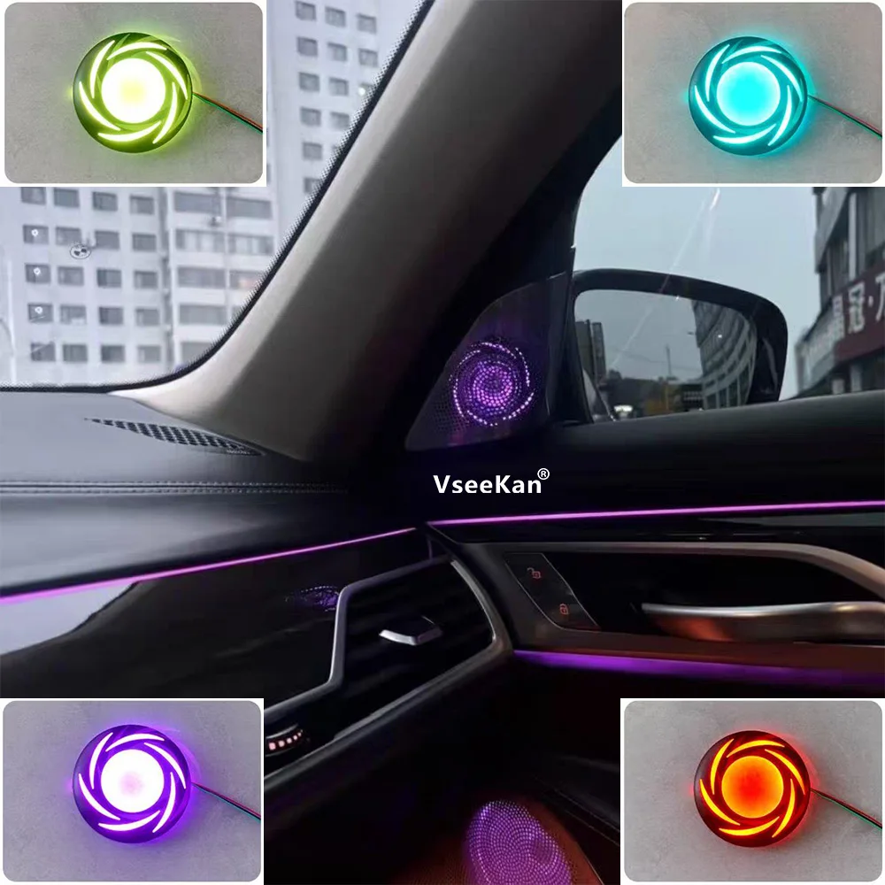 Car Horn Tweeter Ambient Light Car Sunroof Atmosphere Lights Car Reading Light Ambient Light Universal Works for All Cars