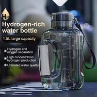 1.5L Hydrogen Water Generator Water Filter 1200ppb-2400ppb Large Capacity Portable Sports Water Bottle Pot for Long Working Time