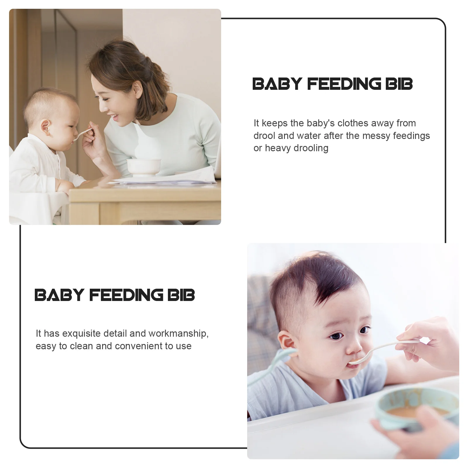 

3Pcs Baby Feeding Bib Cotton Soft Waterproof Drool Towel Saliva Towel Infant Triangle Scarf Newborn Eating Bib