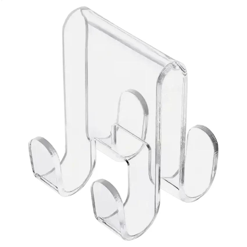 

Shower Hooks Over Glass Door Acrylic Shower Door Towel Hooks Space-Saving Shower Door Hooks for Clothes Towels Washcloths
