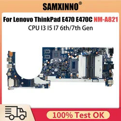 01 yt084 mainboard für lenovo thinkpad e470 e470c laptop motherboard NM-A821 mit i5 6. gen cpu 01 en259