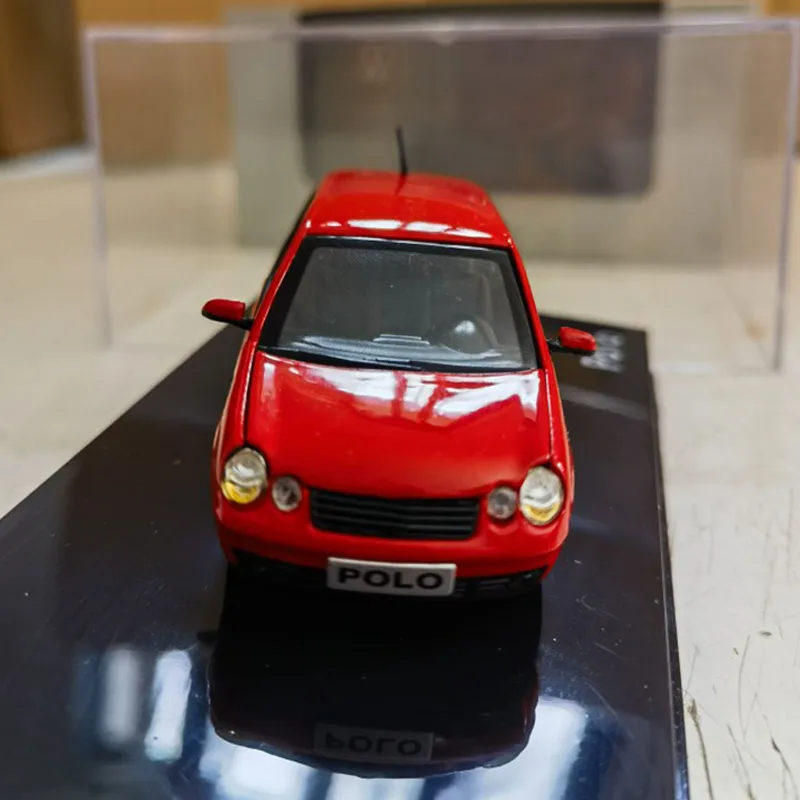 Diecast Alloy 1:43 Scale POLO Car Model Red For Adult Classic Collection Display Souvenir Ornament