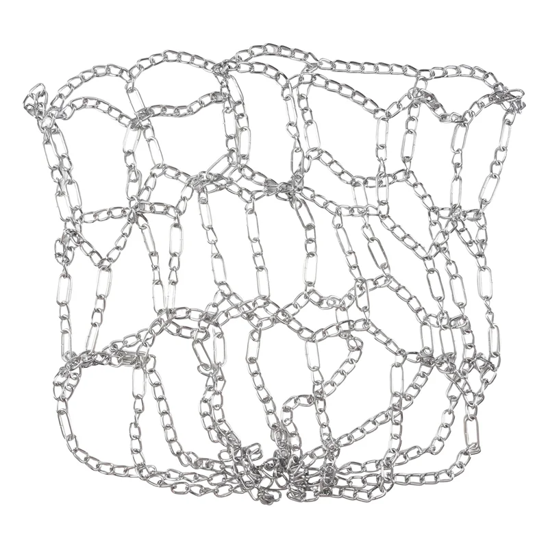 

SYDS Sport Iron Chain Basketball Net Outdoor 12 Loops Standard Heavy Duty Basketball Goal Replacement Net
