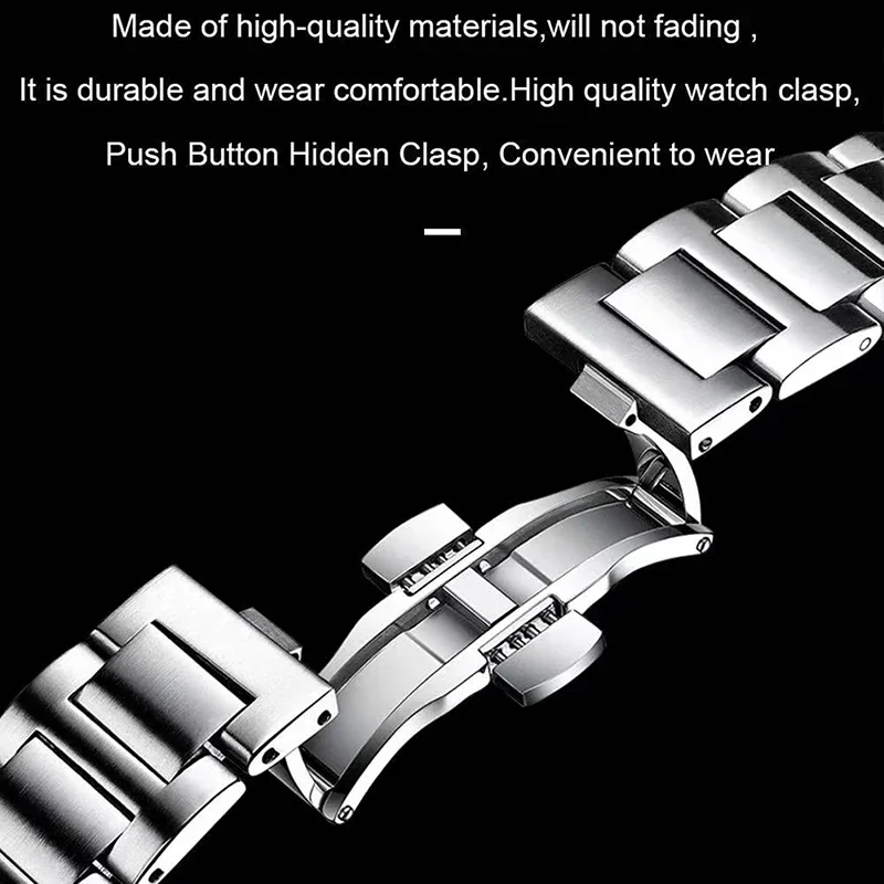 Relógio de quartzo japonês de aço inoxidável masculino, relógio cronógrafo masculino, à prova de choque, relógio de pulso impermeável, marca Top, novo