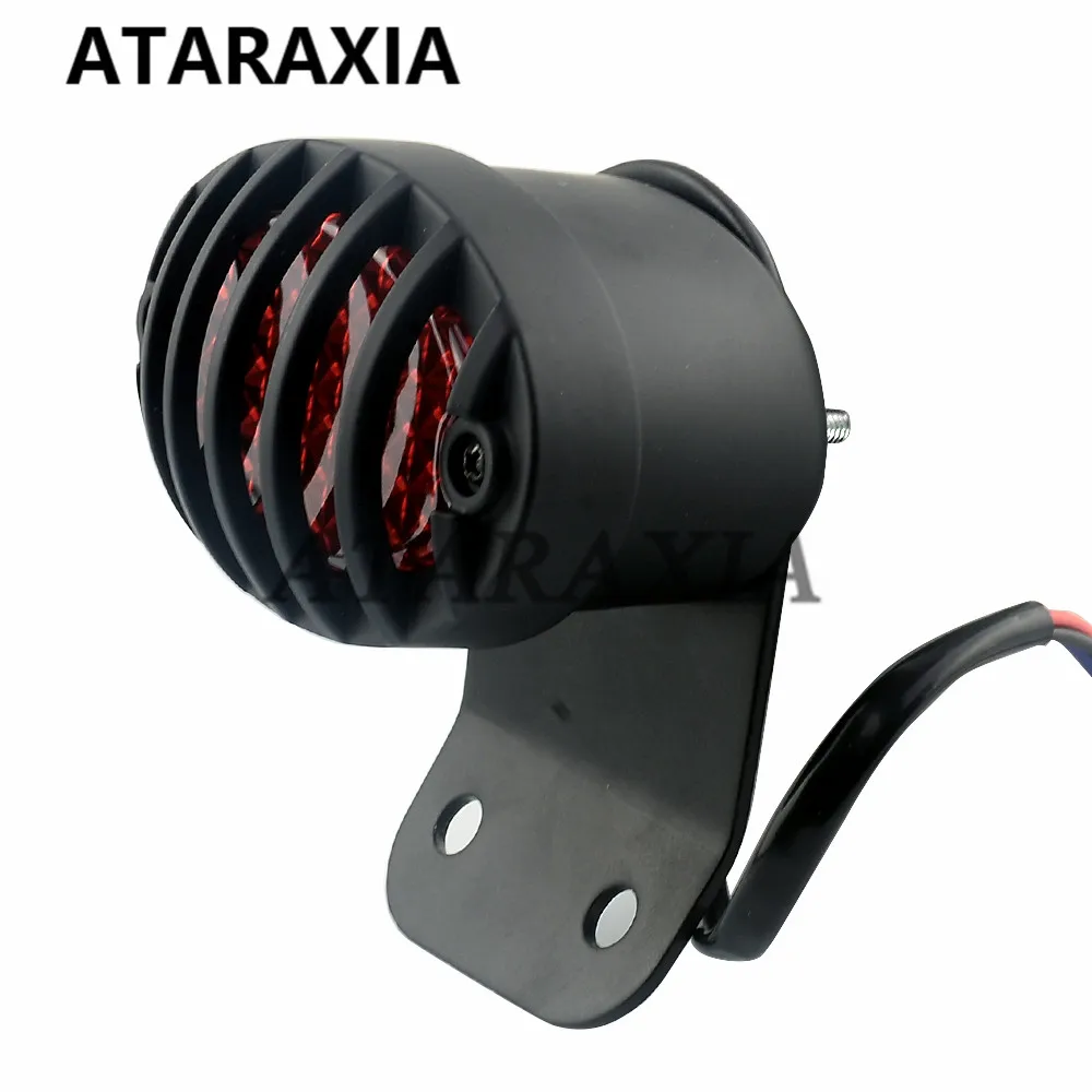 

Motorcycle Retro LED Tail Light License Plate Lights Bracket For Harley Brake Stop Lights For Chopper Bobber Taillight Rear Lamp