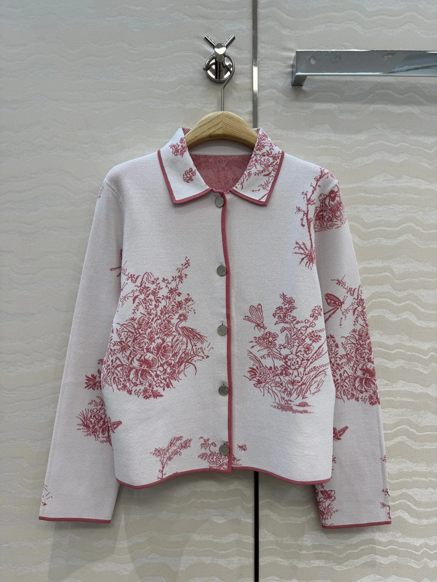 Women's Elegant Knitted Embroidered Spring Top