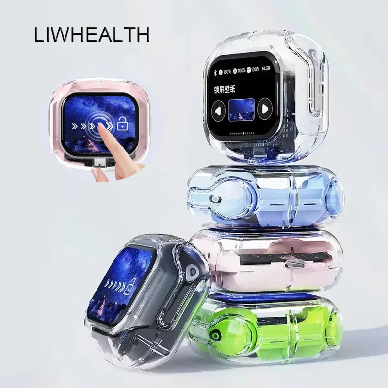 

Color Touch Screen Wireless Bluetooth Headphone Earphone In-Ear Earbuds Charge Phone Call For Iphone Sony Huawei Air Buds