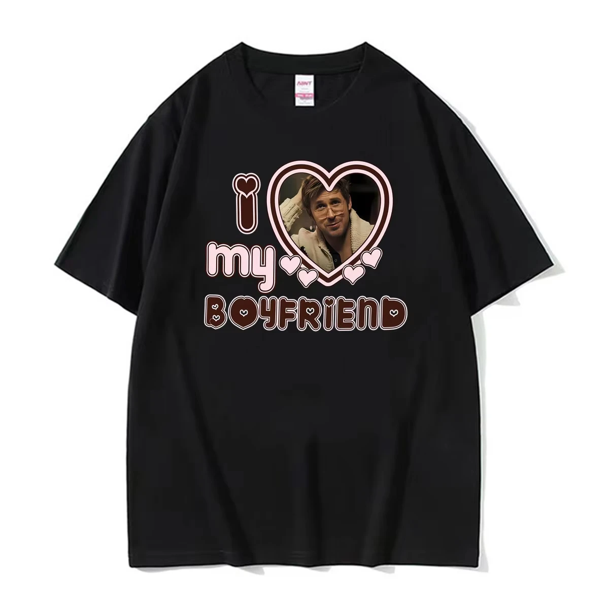 I Love My Boyfriends Ryan Gosling Project Hail Mary Movie Tee Shirt Men Women Vintage Street T Shirt Casual Pure Cotton T-shirts
