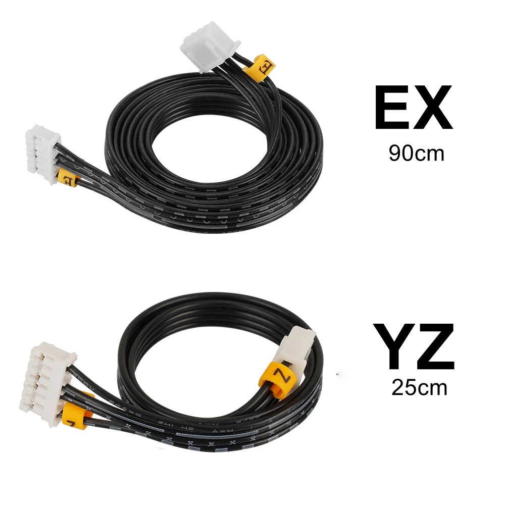 

Кабель двигателя для 3D-принтера YZ XE, 4 контакта на 6 контактов, терминал 42, линия коннектора шагового двигателя, с знаками, 4 шт./упаковка