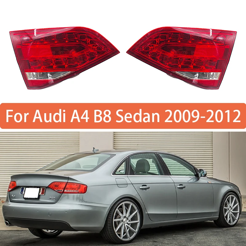 

Задний фонарь для Audi A4 B8 седан 2009 2010 2011 2012, внутренний боковой задний фонарь, сигнальная лампа заднего хода 8K5945093B 8K5945094B