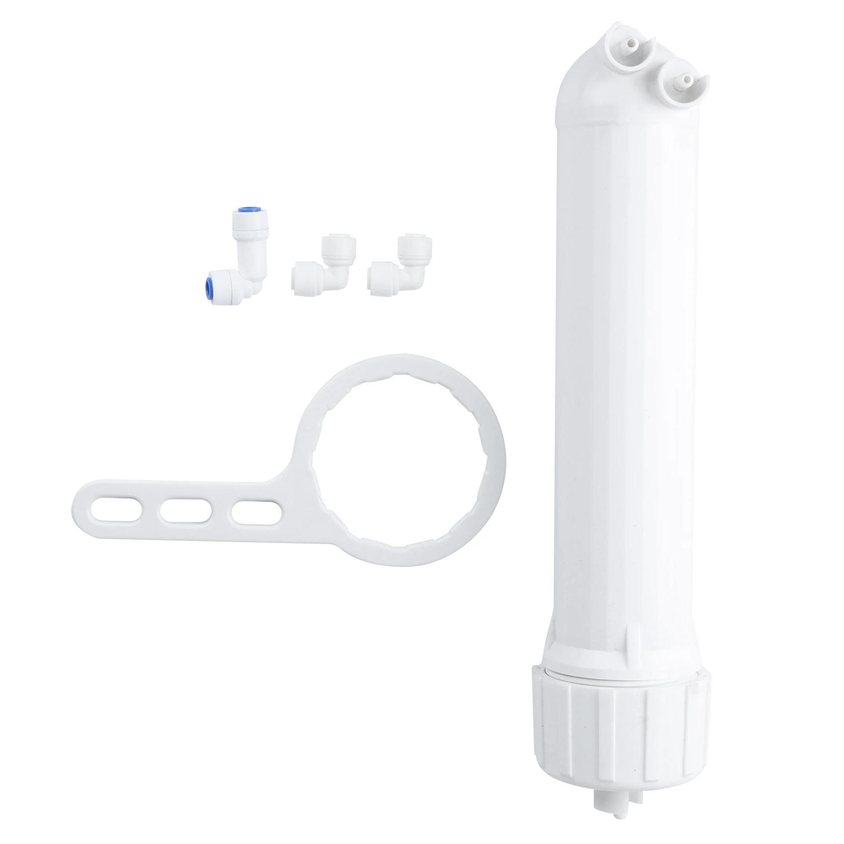 Osmosis Membrane Water System Filter for 1812/2012 Housing Wrench,3 Tube Fitting Elbow for 50/75/100/150 GPD RO Filters