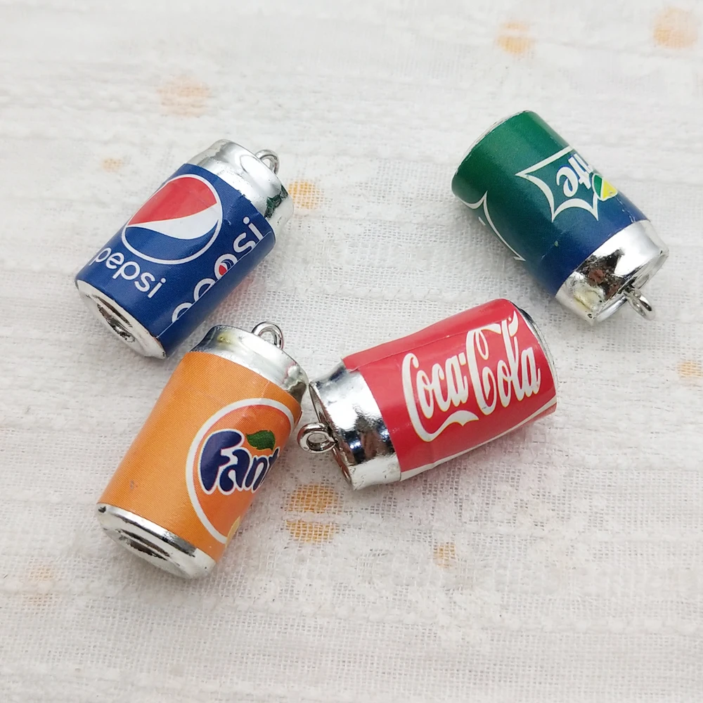 10 قطعة زجاجة الراتنج المشروبات سحر مجوهرات اكسسوارات Diy بها بنفسك صنع القرط الهاتف المفاتيح سوار قلادة لوازم الحرفية #5