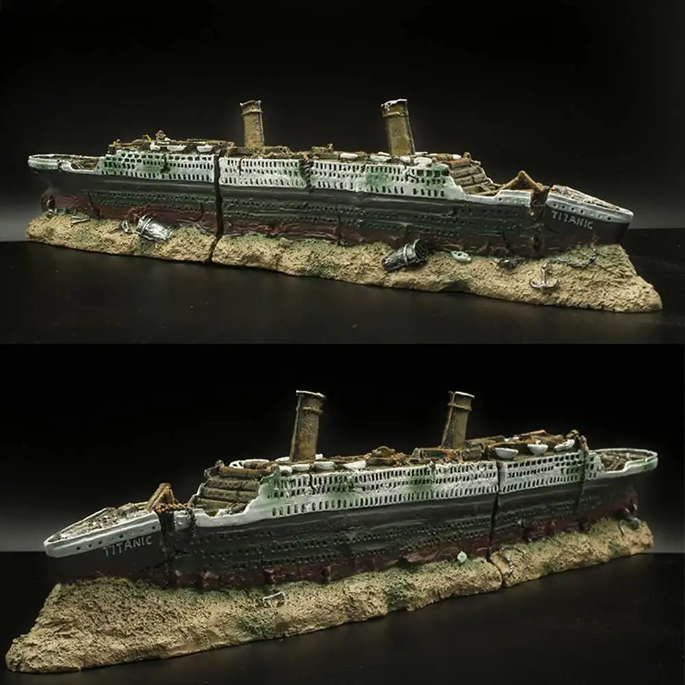 titanic-sinking-ship-decoration-aquatic-aquarium-landscape-simulation-model-resin-craft-outdoor-moving-house-creative-gift