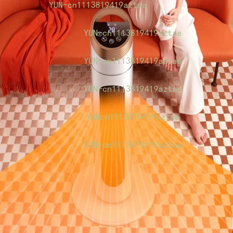 2000W Power Vertical Heightening Home Heaters Energy-saving Fast Heating Fans Remote Control Heating Fan Heater Electric Warmer