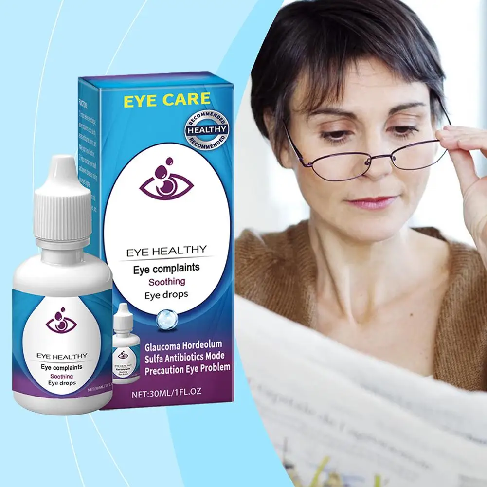 Eye Drops Relieve Eye Pain Blurred Vision Eyeball Fatigue Removal Enhance Eyesight Cataract Treatment Cooling Eye Drops