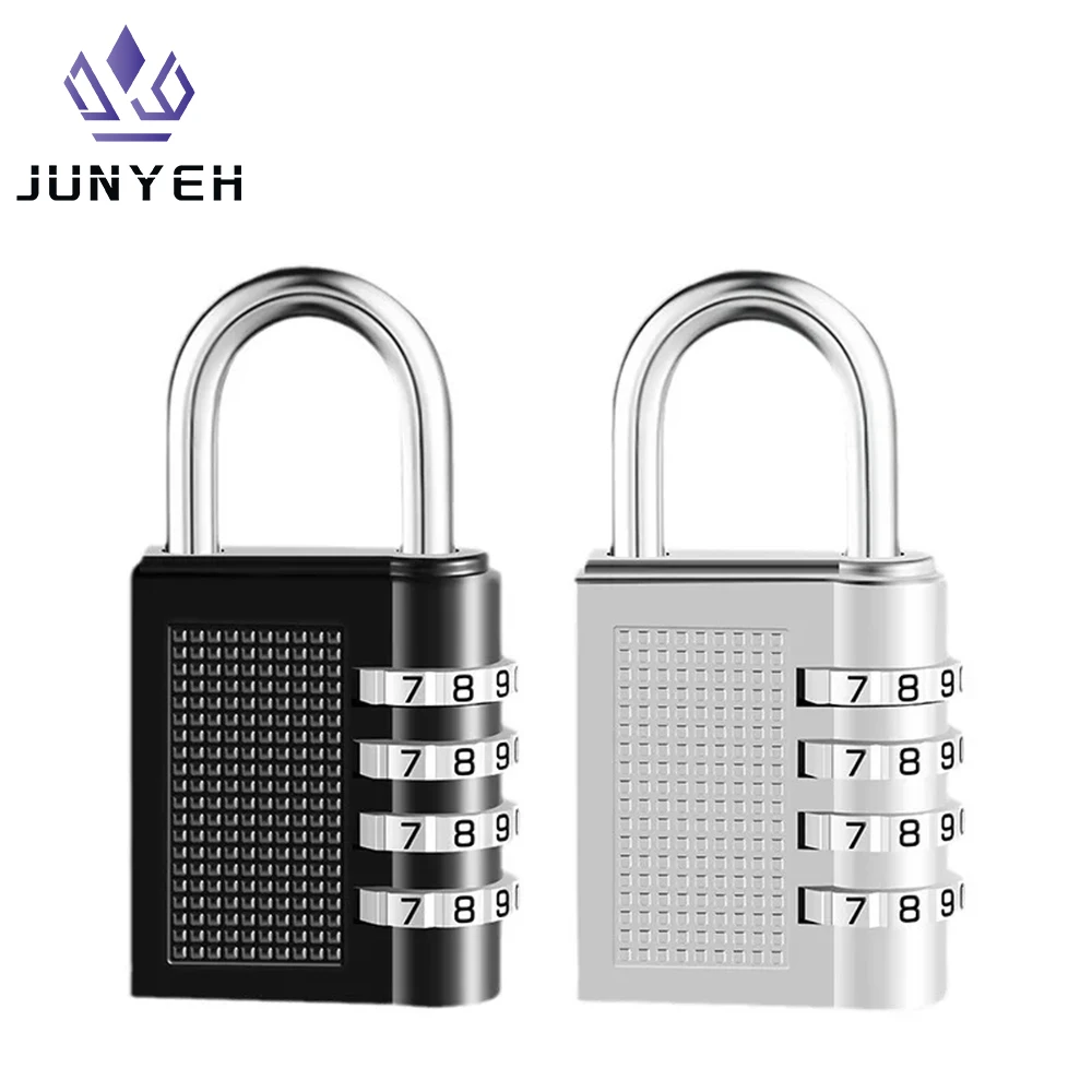 New Metal 4-digit Code Lock Outdoor Waterproof Padlock Suitcase Luggage Code Lock Home Locker Code Padlock Room Security Lock