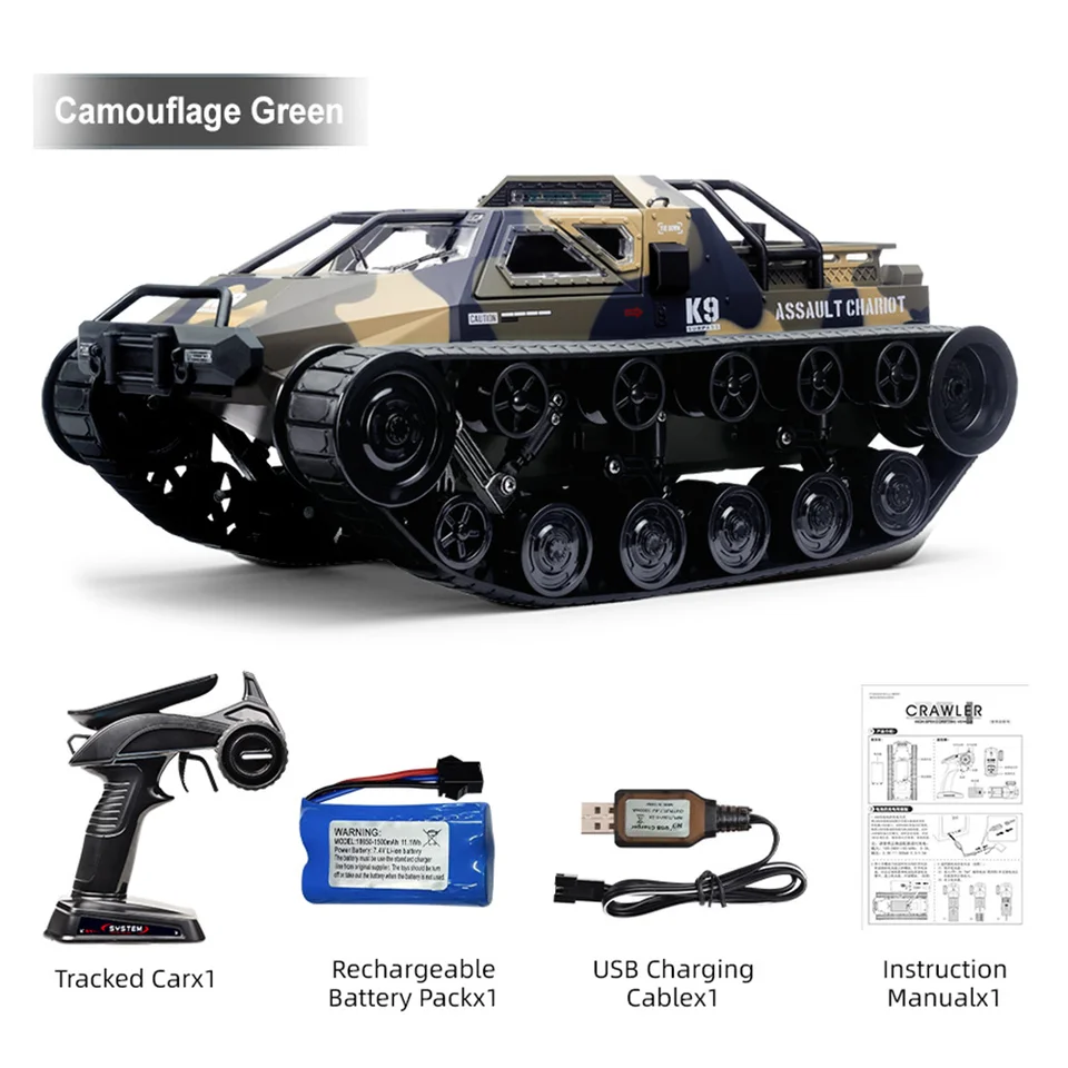 JJRC C8812 MAX RTR 2.4G RC Car Tank High Speed Drift Track Off