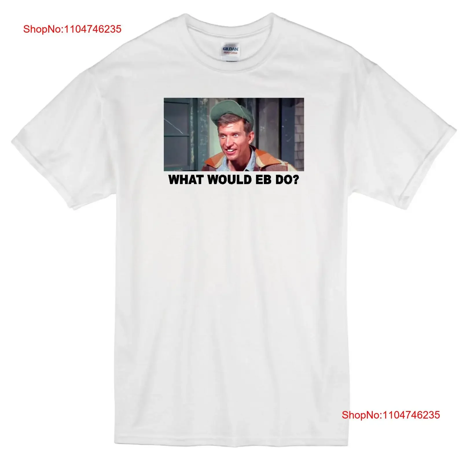 

EB DAWSON WWD GREEN ACRES TOM LESTER TV COMEDY WHITE T SHIRT vintage Washed Stylish Slightly Casual Breathable fashion