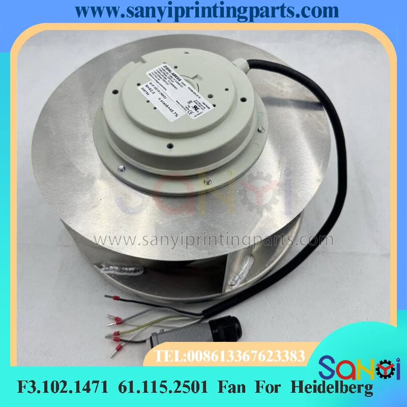 Cooling Fan Motor F3.102.1471/01 RH28M-2DK.3F.1R for Printing Machine Blower 61.115.2501