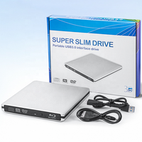 Hooqu BD RW External Optical Drive USB 3.0 CD DVD Burner Custom Logo For PC Desktop Laptop TV High Performance Optical Drive