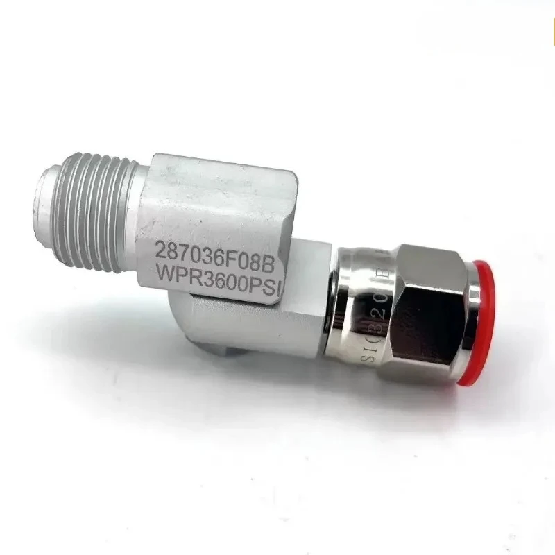 وصلة محول الرش بدون هواء 287030   مجموعة صمامات CleanShot 287-030 مع قيمة إيقاف التشغيل لمسدس رش GRA