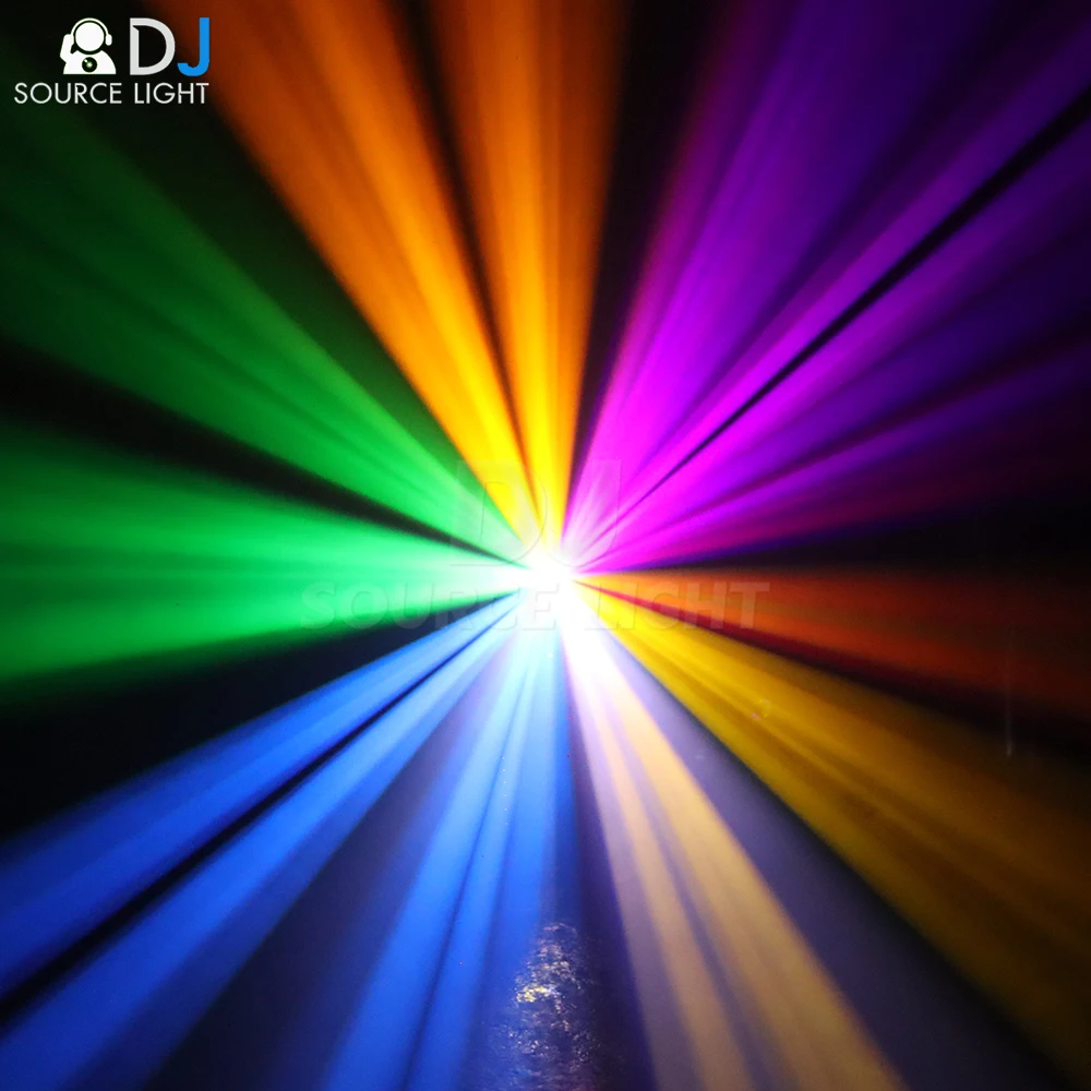 LED Mini 180W  Moving Head Light  Beam Spot 6 + 12 Prisms Wiht Rainbow Effect Dj Dmx Stage Effect Light Disco Bar DMX512 11/13CH