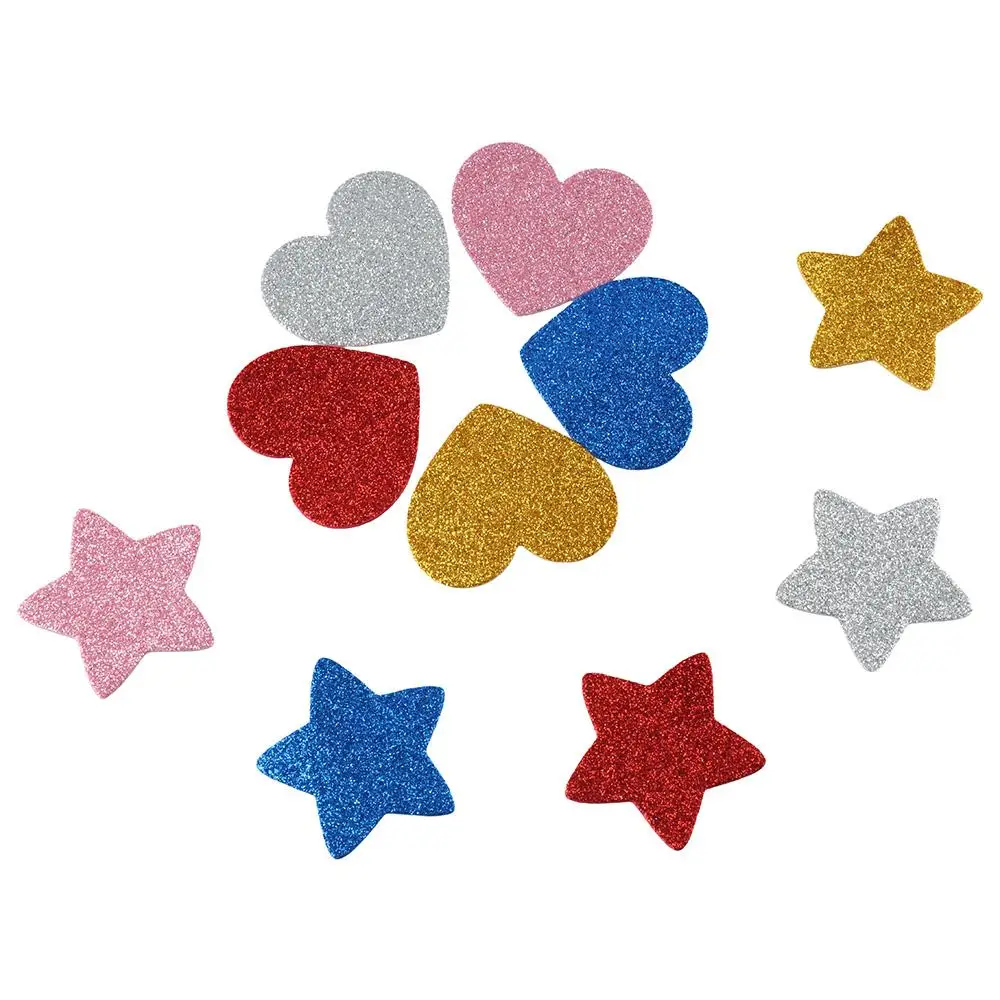 140pcs DIY EVA Glitter Foam Letter Stickers 1.7inch A-Z Alphabet Stickers Colorful Self-Adhesive for Scrapbooks,Cards