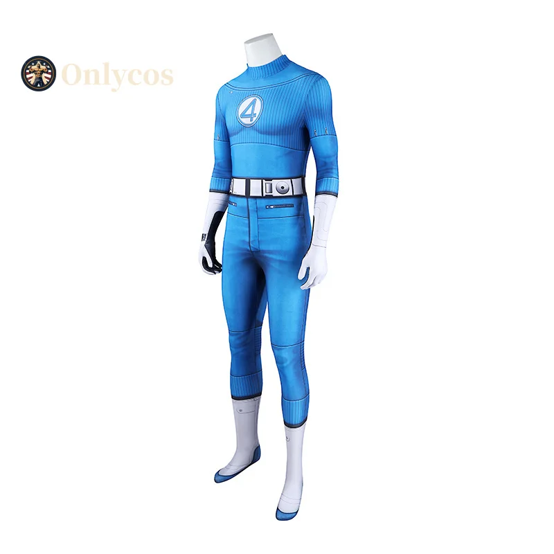 أزياء رائعة أربعة السيد الرائعة التأثيرية بدلة ريد ريتشاردز ملابس خارقة بدلة حفلات الهالوين كرنفال COSFun