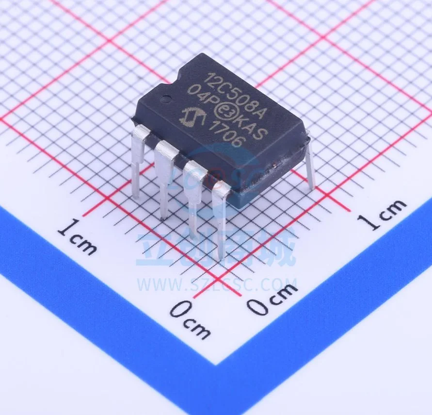 PIC12C508A DIP-8 Straight Plug 8-bit Microcontroller MCU MCU New Original PIC12C508A-04/P