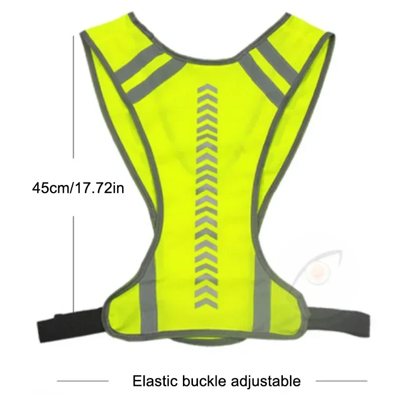 Motorcycle Safety Jacket Visible Reflective Vest Working Clothes Night Security Running Cycling Coat