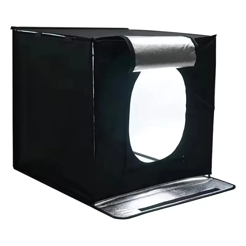 Foldable Portable Photography LED Lightbox Photo Box Studio Two-Color Lightbox Dimmer Photography