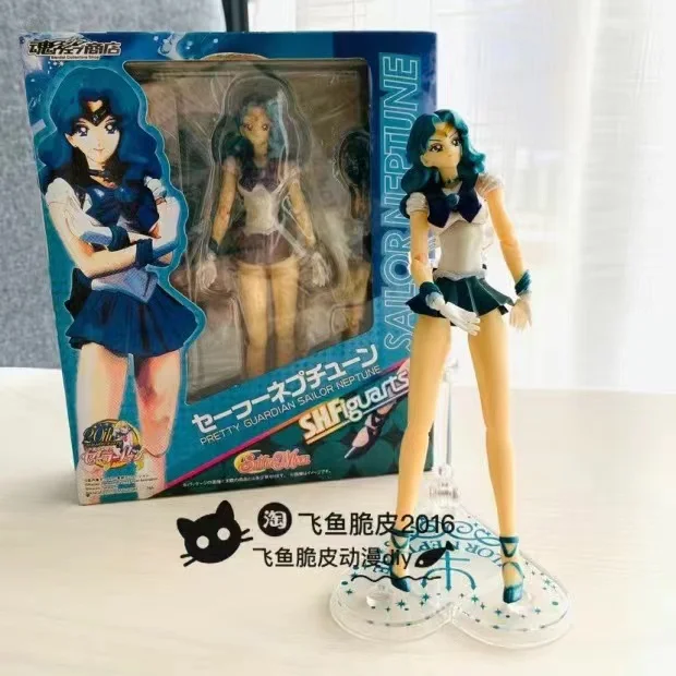15cm Anime Sailor Moon SHF Tsukino Usagi PVC Figure Doll