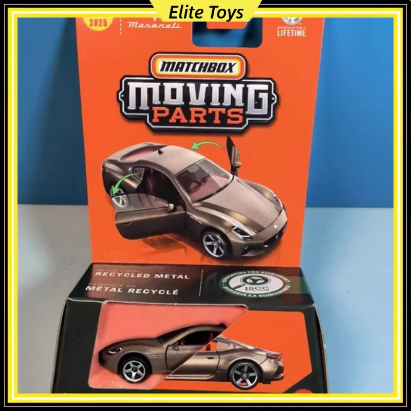 Match Box Moving Parts Series 2024 Maserati Granturismo Metal 1:64 Scale Diecast Mini Car Model Vehicle Collectible Toy Gift