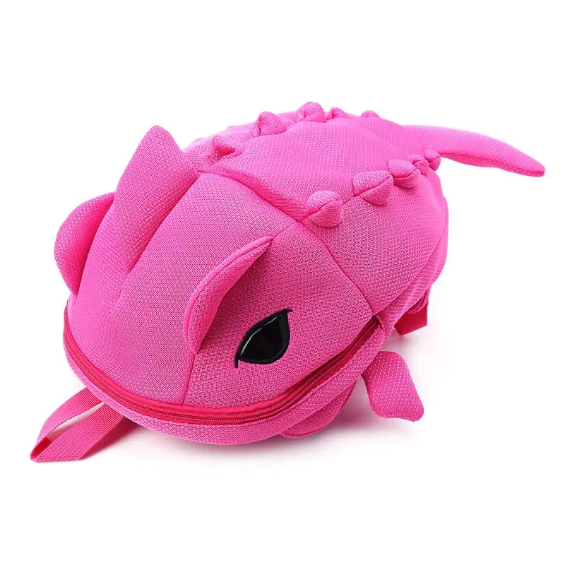 Zaino per bambini in cartone animato con dinosauro 3D Studenti Zaino carino per bambini Regalo Natale