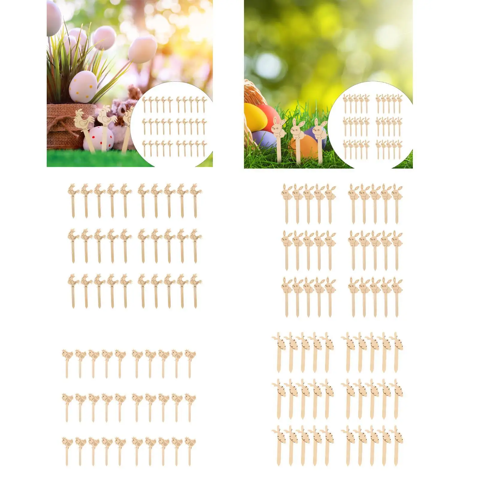 

30Pcs Bookmarks Embellishments Decorative Accessories DIY Painting Garden Plant Label for Potted Plants Pot Flower Vegetables