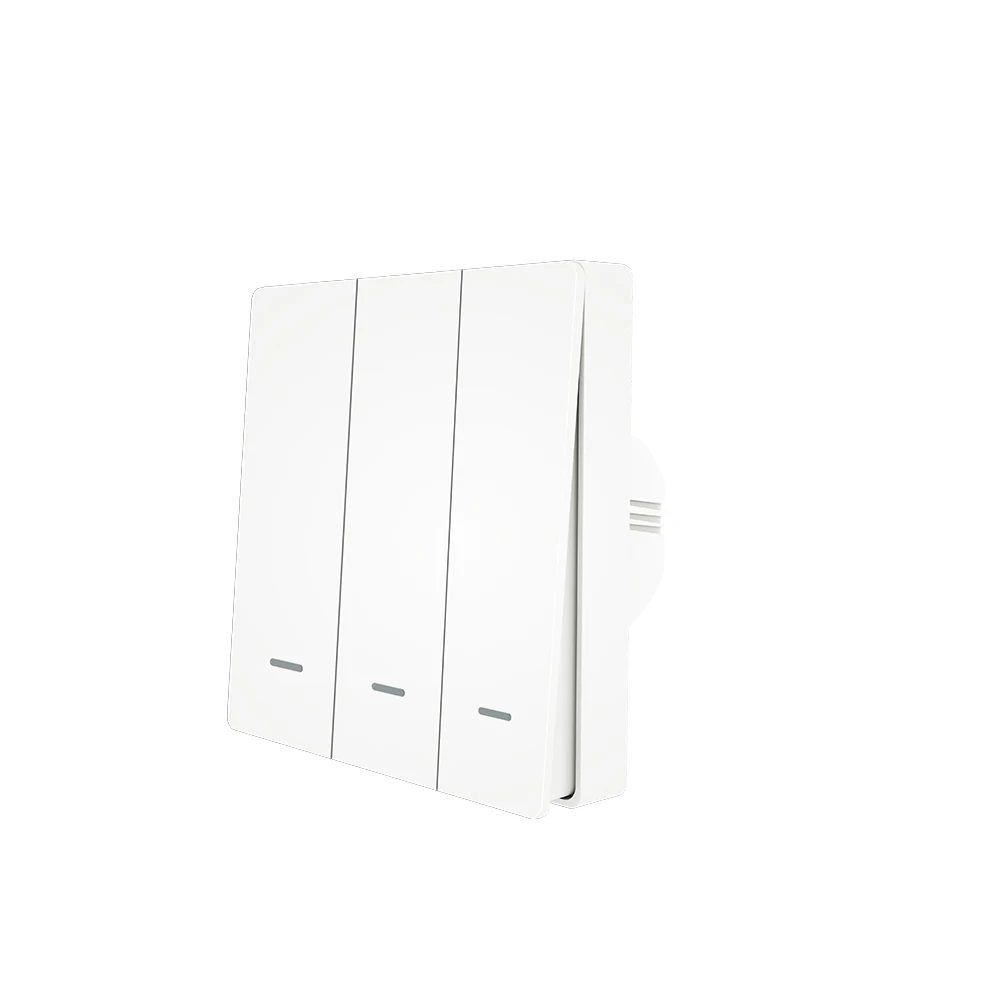 

Новый дистанционный двойной настенный выключатель Wi-Fi 2022, без нейтрального кабеля