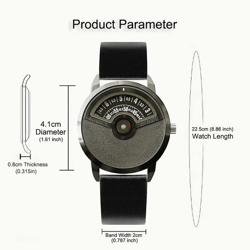 Innovative and uniquely designed eagle eye watch, suitable for both men and women, punk style trendy watch