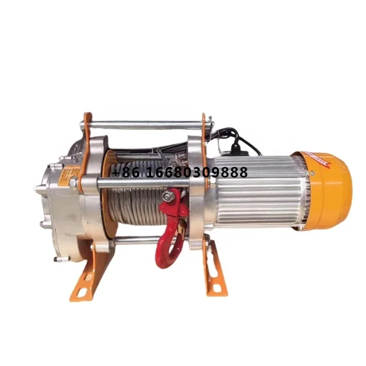 400kg/800KG/1200KG/2000KG 60M Construction machinery KCD Electric Wire Rope Winch for Crane Hoist Electric Winch