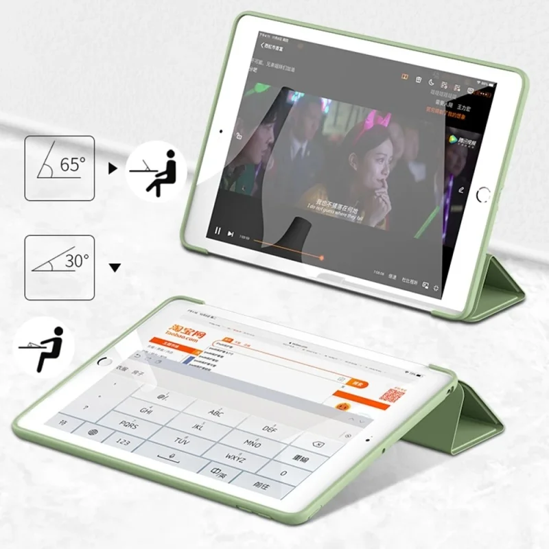 스마트 폴리오 스탠드 PU 가죽 케이스, 화웨이 메이트패드 프로 12.6 2021 프로 10.8 2021 T10S T10 10.4 M6 10.8 M5 라이트 T5 10.1 커버