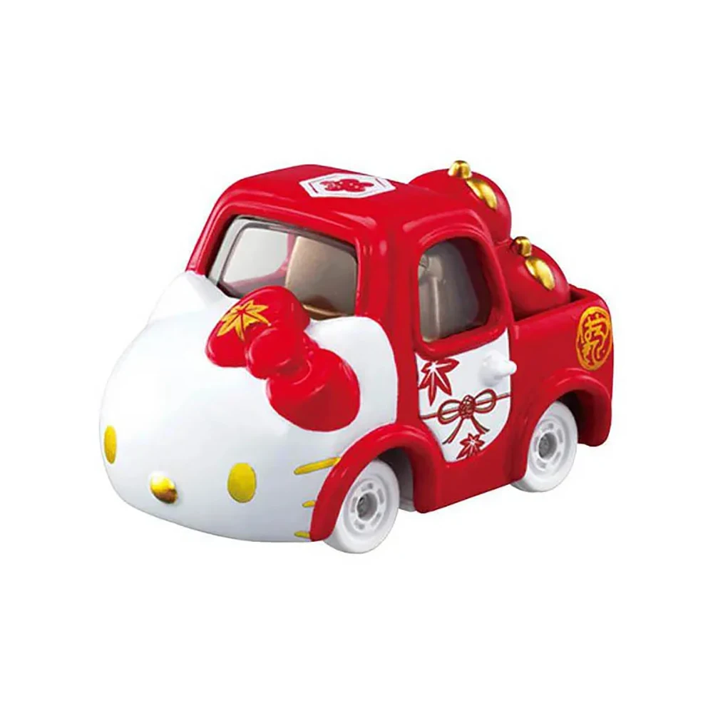 In Stock Takara Tomy Dream Tomica Sp Hello Kitty 4Cm Gifts Table Decoration Action Car Model Model Toys Collectible Figures